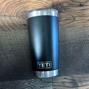 16oz black Yeti tumbler